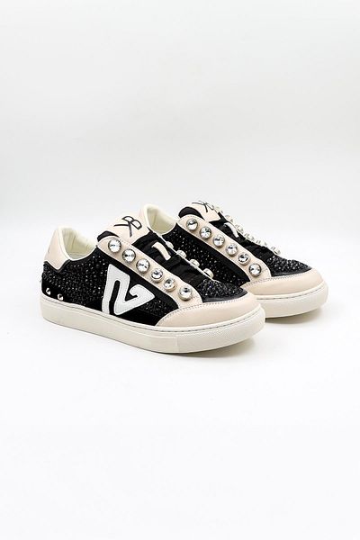 KRISTE BELL Imported Single Stone Model Women's Sneakers Kb0043 Black