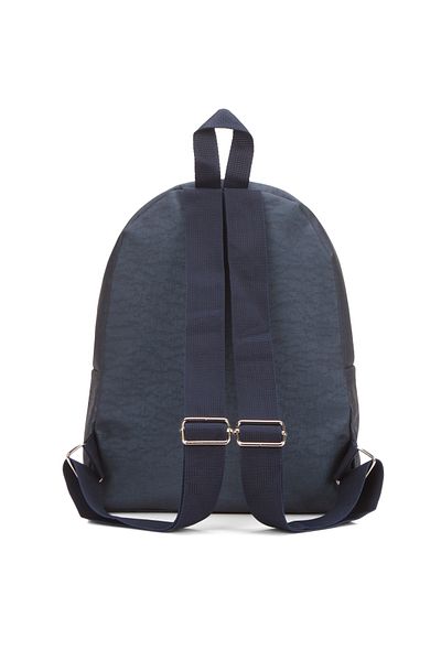 Av A Dos Crinkle Waterproof Fabric Unisex Black School Backpack Primary School - Ortakul - High School