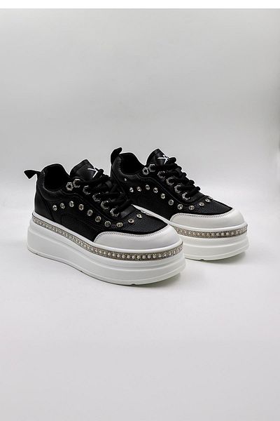 KRISTE BELL Imported Single Stone Model Women's Sneakers Sports Shoes Kb0051 Black