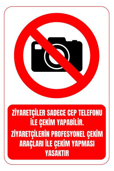 Girl Power 35 X 50 Visitor Photo Shoot Warning Sign Foil Printing on 3 mm Dekota
