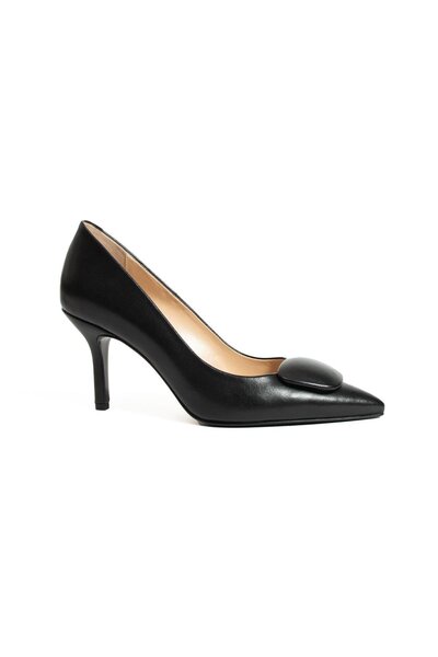 FOLLİNİ Kadın Hakiki Deri Stiletto Siyah