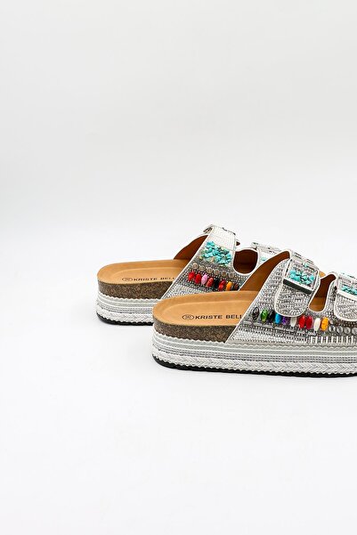 KRISTE BELL Imported Women's Stone Slippers Kb0000-000 White