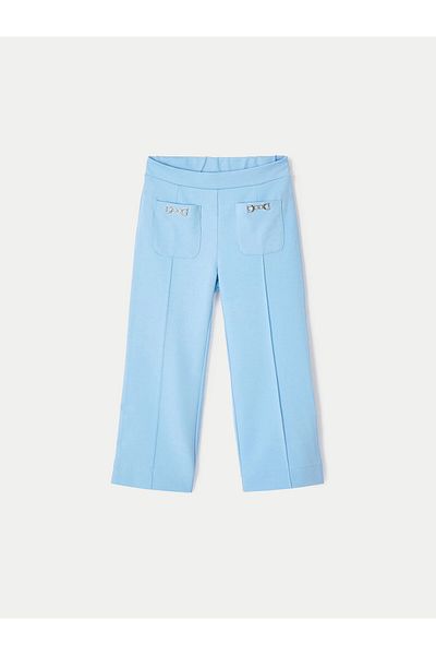 MAYORAL mayoral Girl's Cloth Pants 3552 Sky Blue