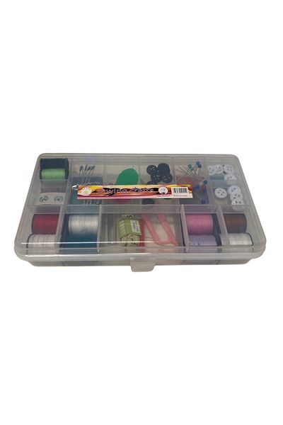 OEM Sewing set for tailors, 70 elements, case included, multicolor