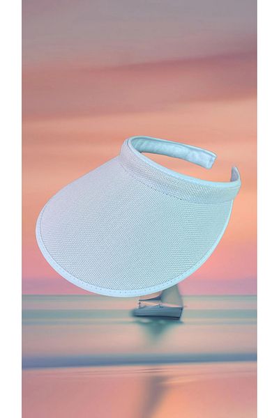 Kumsal Hediyelik Women's Straw Hat Summer Beach Hat Premium Quality - Visor Hat