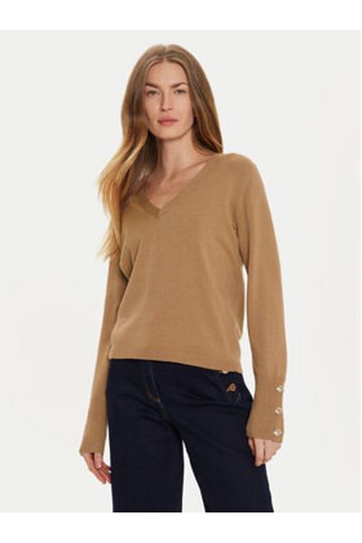 Morgan Women's Sweater 242-MGOLD Beige