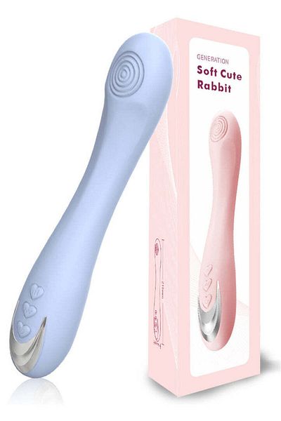 WildFashion Vibrator flexibil pentru simulare vaginala sau clitoridiana, SkyBlue TOY330-48