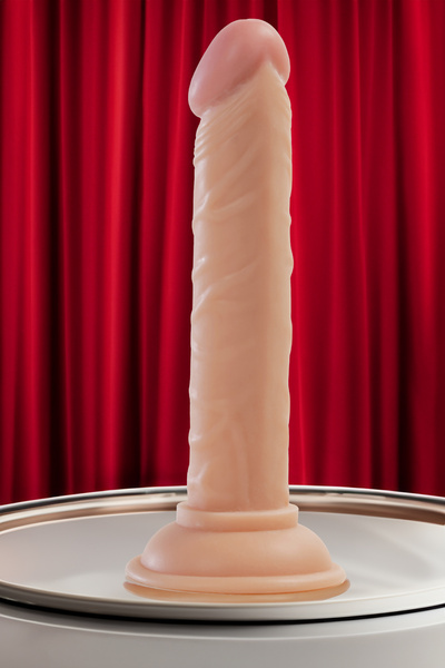 Anal Dildo 14 Cm. Gerçekci Yapay Penis Ince Dildo Realistik Vantuzlu Anal Dildo & Vajinal Vibratör