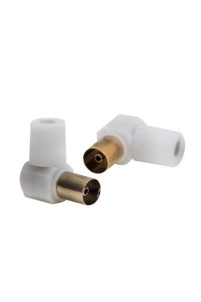 Powermaster 60 Ohm L Dişi Beyaz Anten Fişi