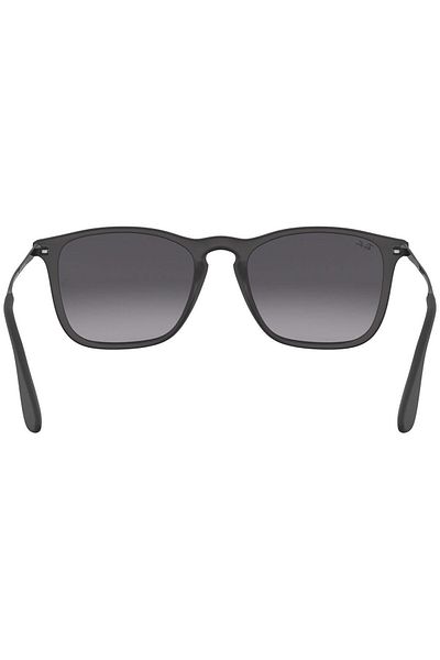 Ray-Ban Ray-Ban Chris RB4187 622/8G – Ochelari de soare, Negru Mat, Lentile Gri Degrade, Mărime 54