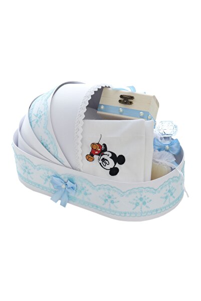 Recostore Trusou complet pentru botez Mickey Mouse, 15 piese, Recostore®, REC2652