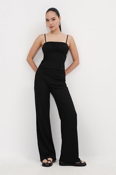 Addax Elastic Waist Wide Leg Pn17299
