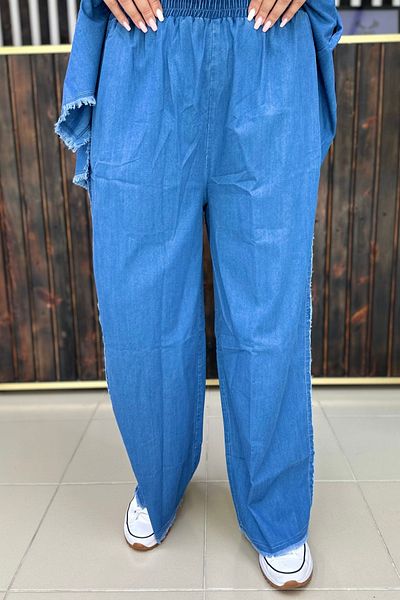 GÖKSEL Thin Wash Jeans Super Battal Large Size