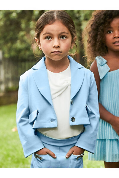 MAYORAL Jachetă Mayoral pentru fete 3405 Albastru deschis