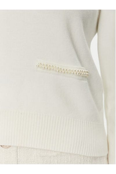 Morgan Women's Sweater 251-MPERLA White