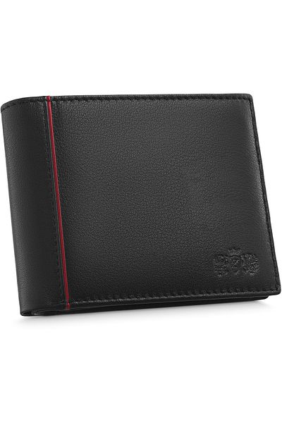 zagatto Men's Wallet Fabriano, Zagatto® , Black, Genuine Leather, 9.5x12.5x2 cm, ZG-N992-F16