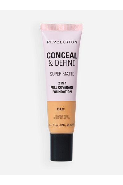 Revolution Conceal and Define Full Coverage Foundation F11.5C - 23ml