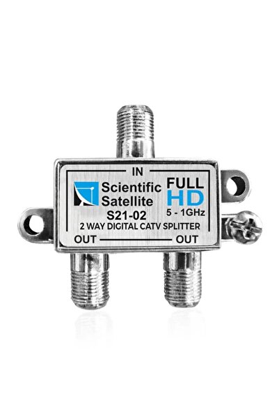 MAG S21-02 1/2 Yollu Kablo TV Sinyal Ayırıcı Splitter - 5-1000 MHz Frekans Bölücü Çoklayıcı