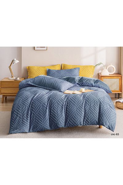 Casa New Concept Summer Bed Linen, 4 Pieces, Fitted Sheet, Microfiber Material