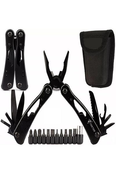 OEM 23 in 1 multi-tool, stainless steel, black