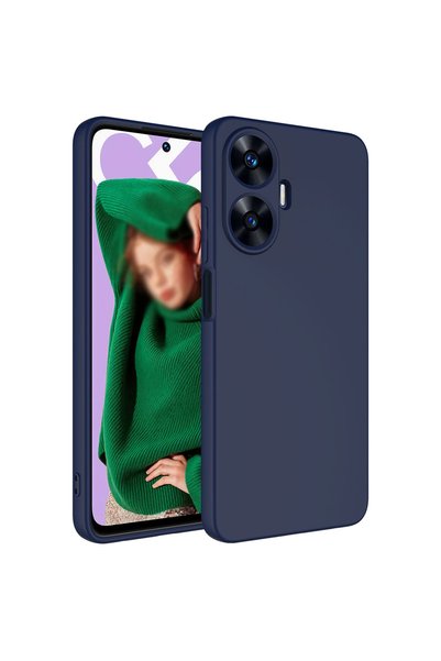 System Com Realme C55 Case Sys Mara Launch Cover - Navy Blue