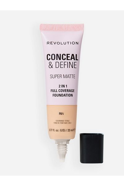 Revolution Conceal and Define Full Coverage Foundation F6N - 23ml