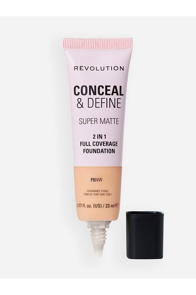 Revolution Conceal and Define Full Coverage Foundation F5NW - 23ml