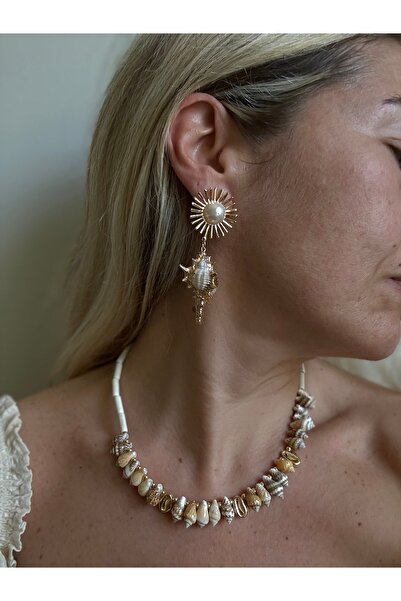 Rossetto Atelier Tasarım İstridye Kolye