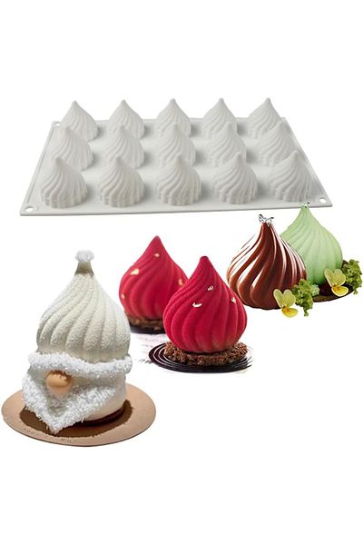 Siliko World Silicone Pastry Cake Soap Candle and Jelly Mold