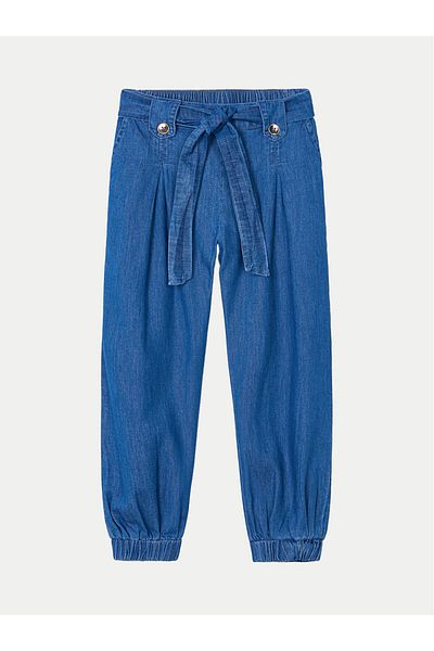 MAYORAL Girl's Cloth Pants 3556 Navy Blue