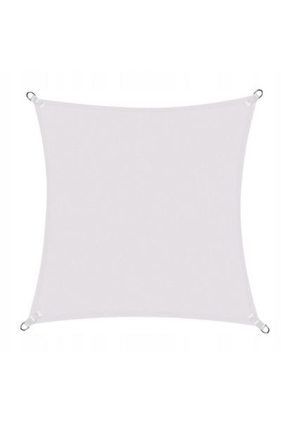 Springos Springos sun awning, square 5x5m, polyester 160g/m2, Grey