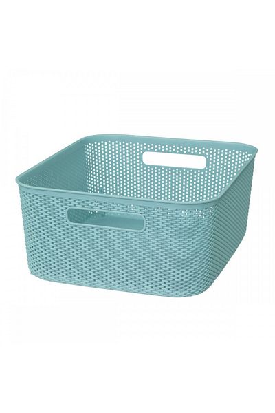 5FIVE Crochet Arctic storage box, plastic, 4 liters, 25.5 x 19.5 x H 10.5 cm