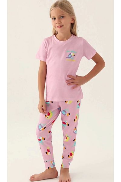 Rolypoly Mother-Daughter, Pink, 100% Cotton, Elastic Leg Pajama Set (Priced Separately)