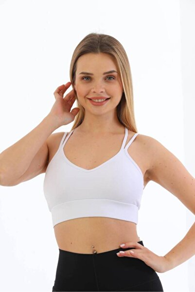 Star Form Angel Women's Crop Bustier with Straps and Pads