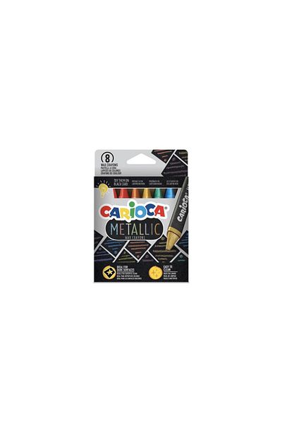 CARIOCA Creioane cerate metalice Carioca, set 8 buc.