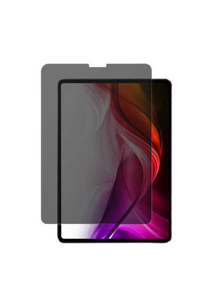 System Com iPad Pro 12.9 2022 M2 Compatible Sys Tablet Privacy Tempered Glass Screen Protector-Black