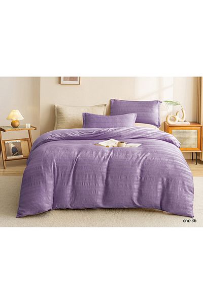 Casa New Concept Summer Bed Linen, 4 Pieces, Fitted Sheet, Microfiber Material