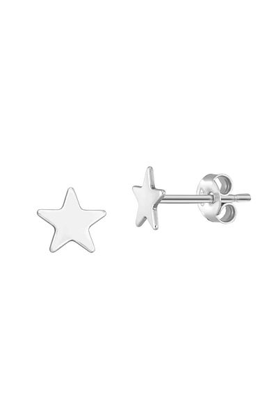 ohmygod jewelry Silver Star Earrings – Star Child
