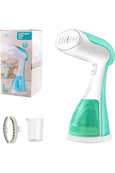 arvada Fier de călcat vertical cu abur ® LC 201, 1500 W, 300 ml, Abur 27 g/min, Alb/verde
