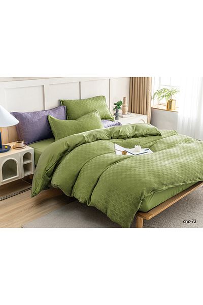 Casa New Concept Summer Bed Linen, 4 Pieces, Fitted Sheet, Microfiber Material