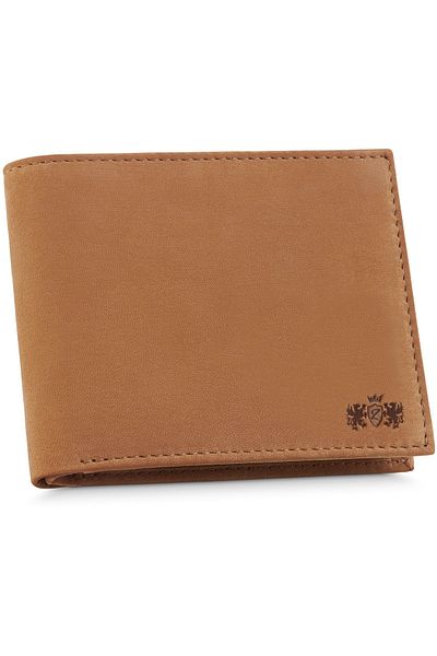 zagatto Men's Wallet Fabriano, Zagatto®, Cognac Brown, Genuine Leather, 12.5x9.5x2 cm, ZG-N992-F10