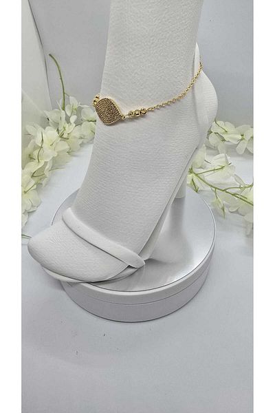 michelle takı zerafetin yeni adresi Vip Zircon Stone Anklet