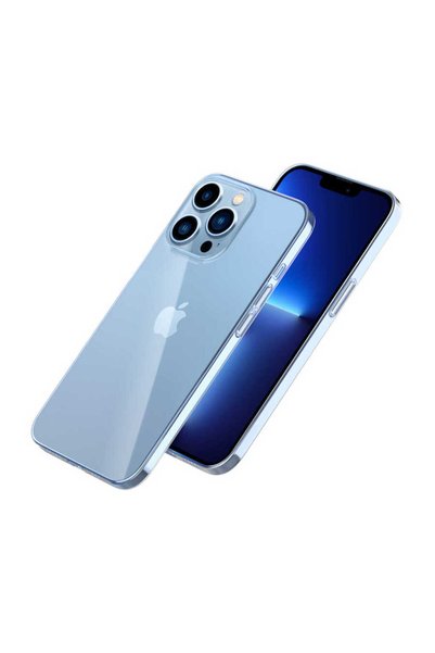 System Com حافظة SYS Block متوافقة مع هاتف iPhone 13 Pro Max - عديمة اللون