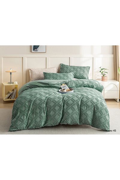 Casa New Concept Summer Bed Linen, 4 Pieces, Fitted Sheet, Microfiber Material
