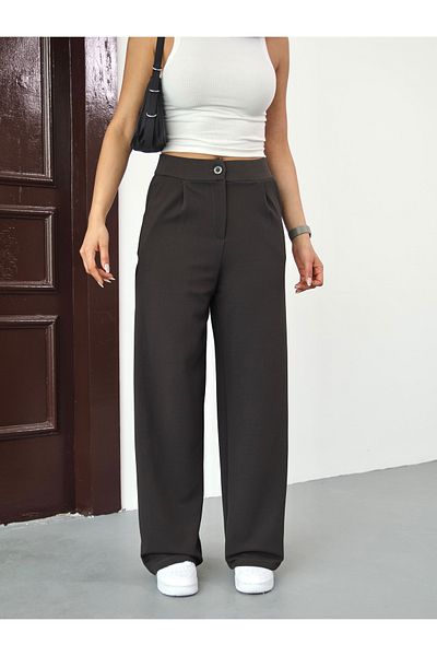 alanora Women's Lycra Loose Wide Leg Palazzo Trousers