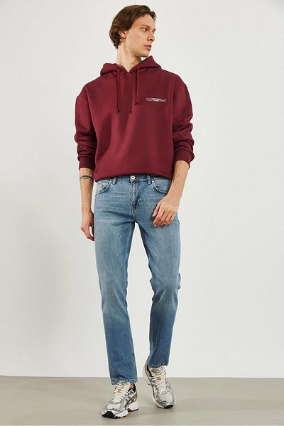 VENA Pantaloni de jeans drepti, slim, Edward Dirty Med Blue, pentru bărbați