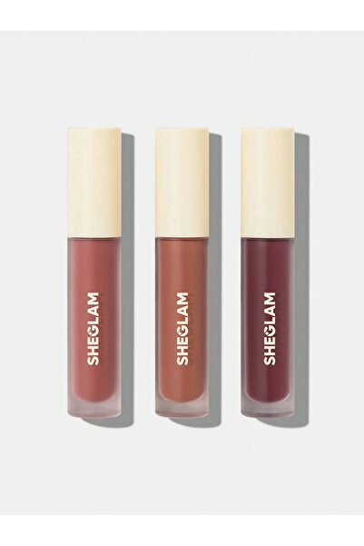 SHEGLAM مجموعة أحمر الشفاه السائل مات ألور ميني، فيل ريال