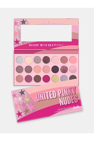 Rude Pinky Nudes - 21 Pressed Pigment and Shadow Palette
