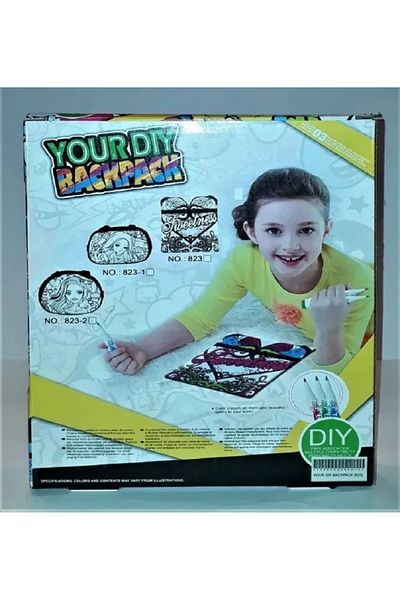 rexa DIY Backpack Craft Kit – Creative Decoration Set for Kids – Design Your Own Bag Activity Box