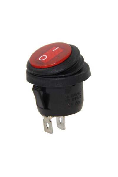Powermaster IC-133W مفتاح تشغيل وإيقاف مقاوم للماء 2P مع ضوء دائري